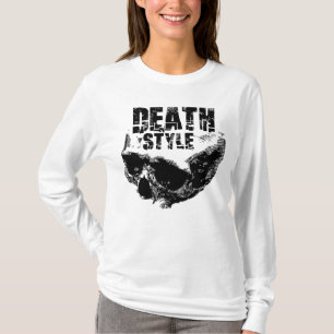 T-shirt Conception de crâne de style de mort