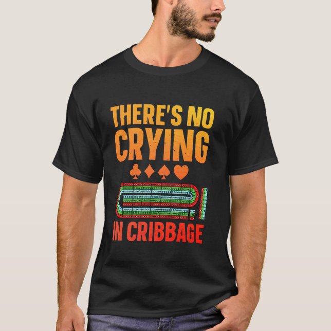 T-shirt Conception de Cribbage pour hommes femmes joueur d (Devant)