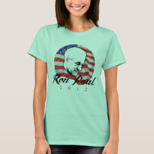 T-shirt Conception de croquis de Ron Paul 2012
