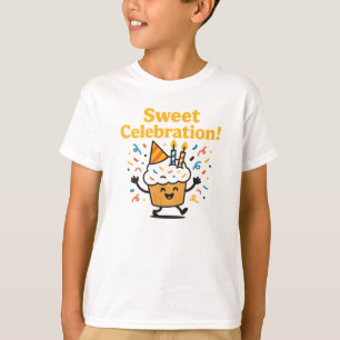 T-shirt Conception de Cupcake au Chocolat Mignon pour une 