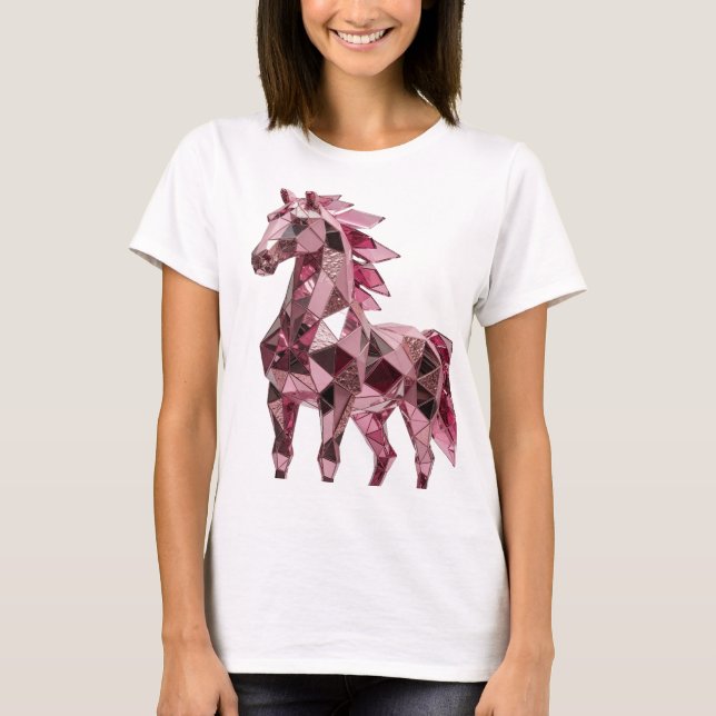 T-shirt Conception de déclaration ART ABSTRAIT argentée au (Devant)
