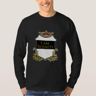 T-shirt Conception de déclaration audacieuse du bouclier d