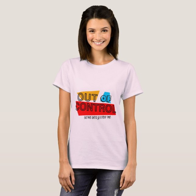 T-shirt Conception de déclaration de typographie audacieus (Devant entier)