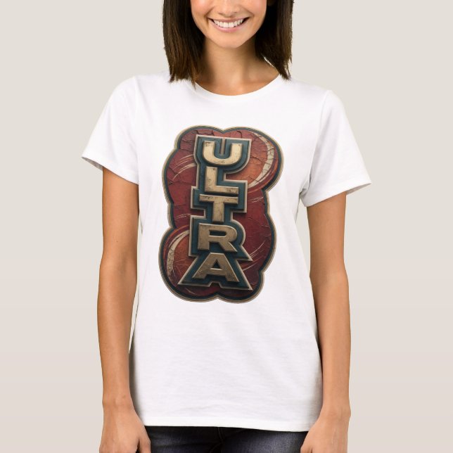 T-shirt Conception de déclaration ULTRA Cool Gold (Devant)