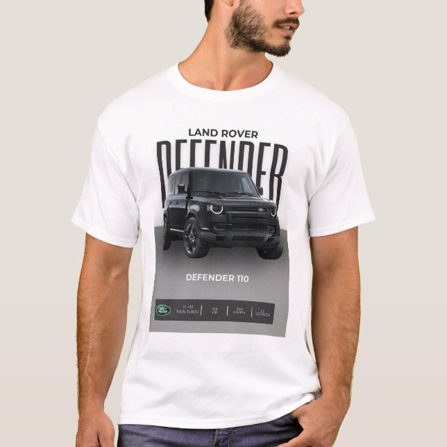 T-shirt conception de Defender (Devant)