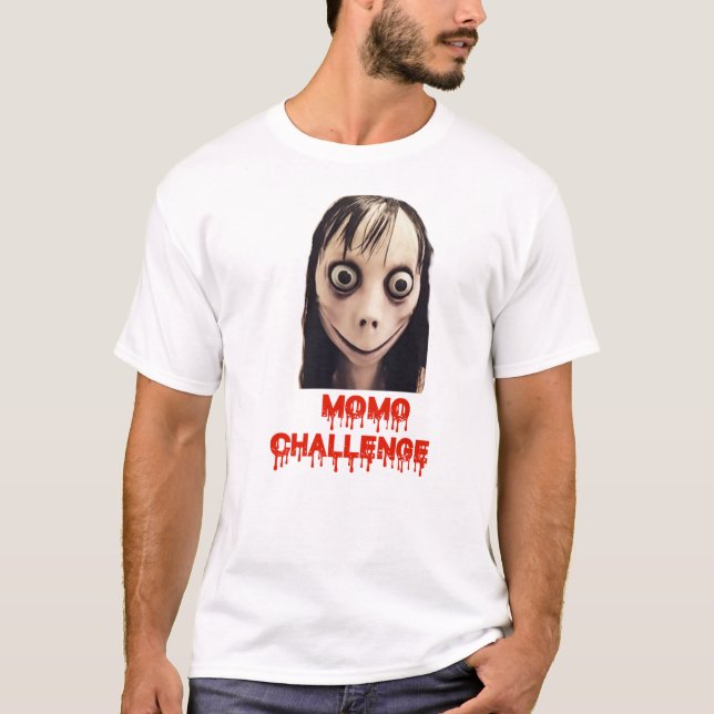 T-shirt Conception de défi de Momo (Devant)