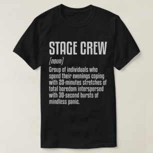 T-shirt Conception de définition d'équipe de scène drôle