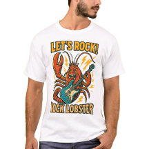 Conception de dessin animé de guitare homard de ro