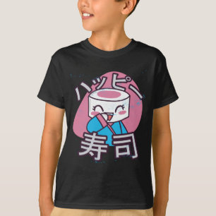 T-shirt Conception de dessin animé de maître de sushi drôl
