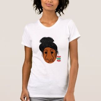 T-shirt Conception de dessin humoristique d'expression amu