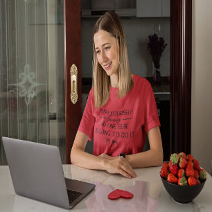 T-shirt Conception De Devis Motivationnelle