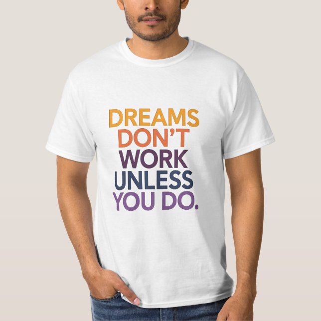 T-shirt Conception de devis motivationnelle (Devant)