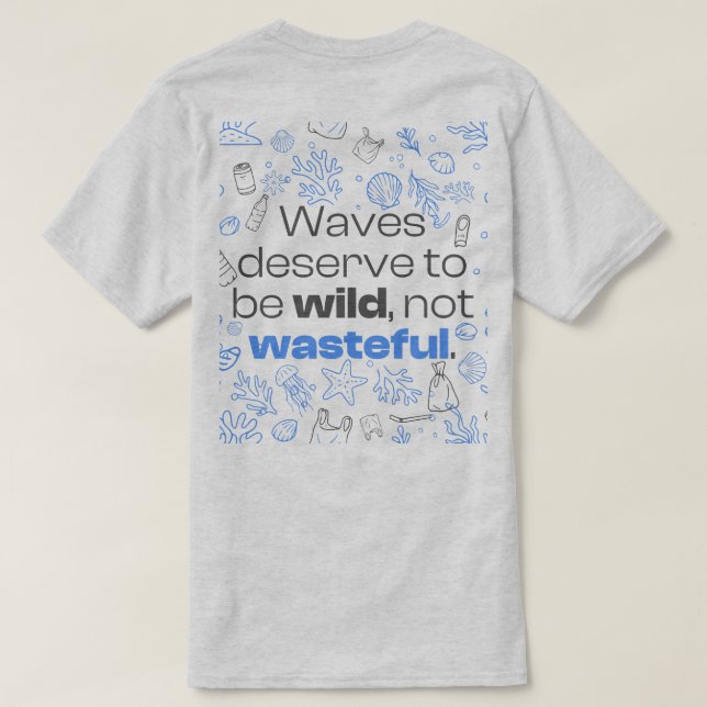 T-shirt Conception de devis océaniques et art de la ligne  (Design dos)