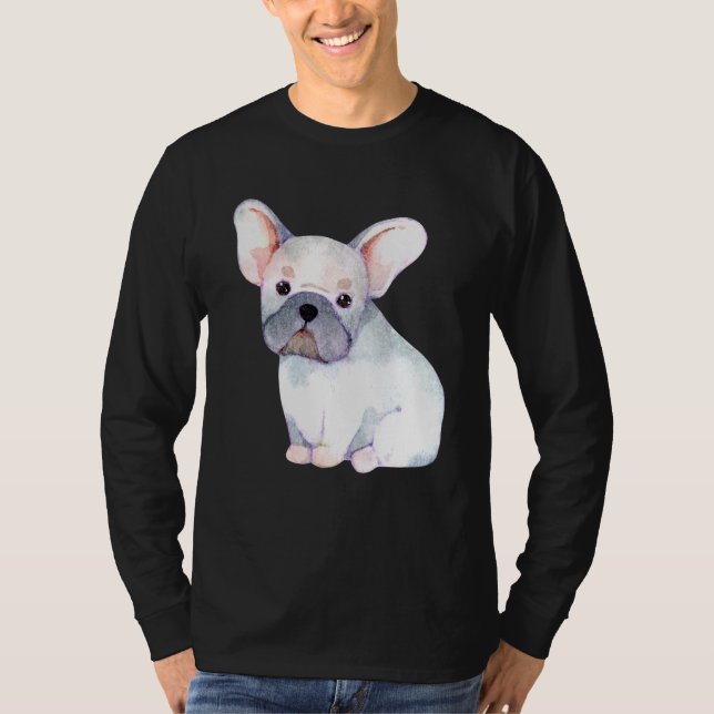T-shirt Conception de devis pour animaux Bulldog (Devant)