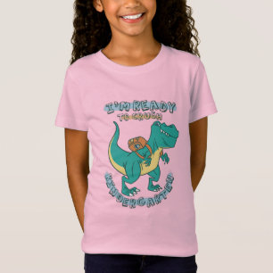 T-Shirt Conception de Dino scolaire - TREX écrasant la mat