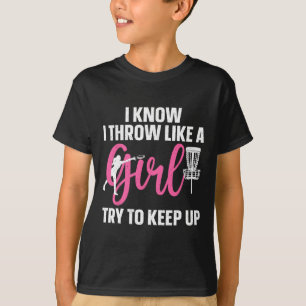 T-shirt Conception de disque de golf drôle pour fille femm