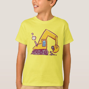 T-shirt Conception de Doodle de l'excavateur - Inspiré par