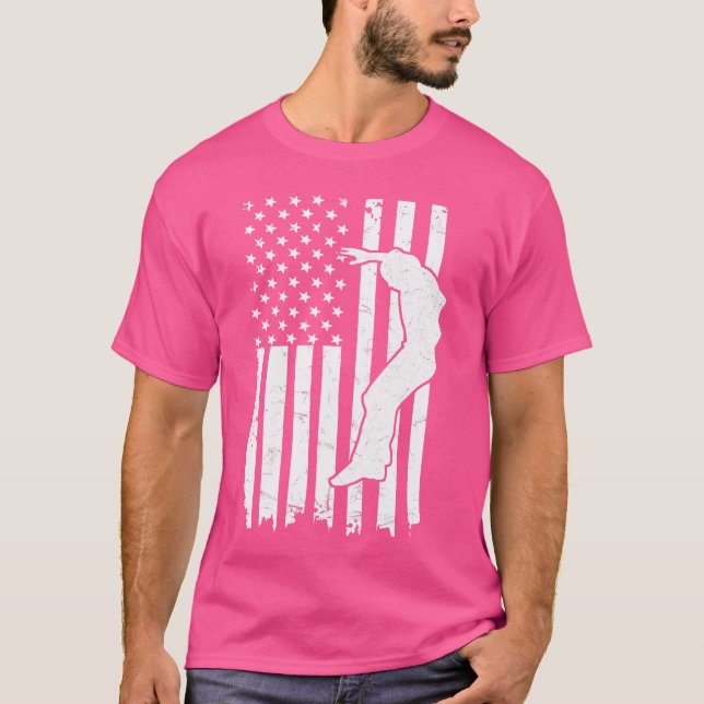 T-shirt Conception de drapeau américain pour un expert de  (Devant)