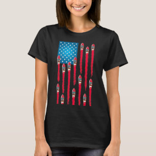 T-shirt Conception de drapeau de bateau rapide 