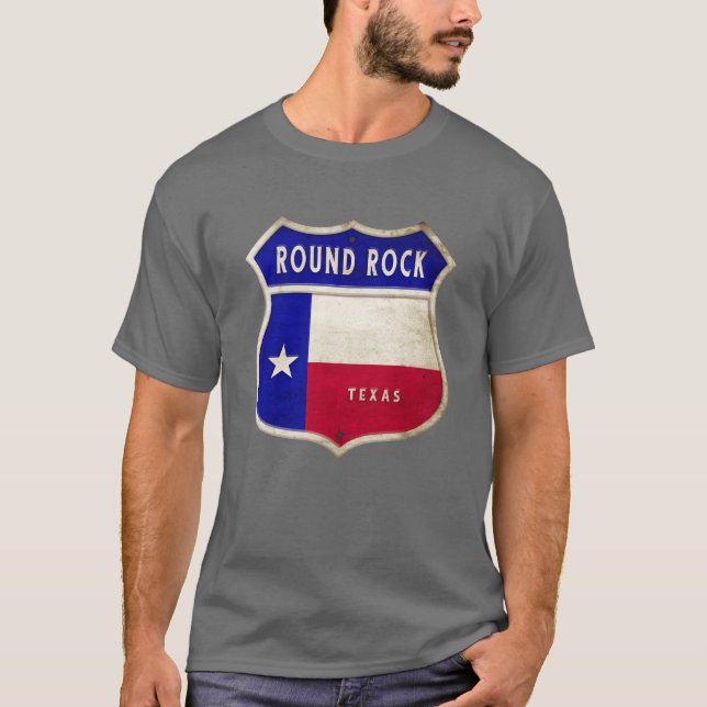 T-shirt Conception de drapeau de crête de Rockeas Crest dr (Devant)