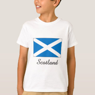T-shirt Conception de drapeau de l'Ecosse