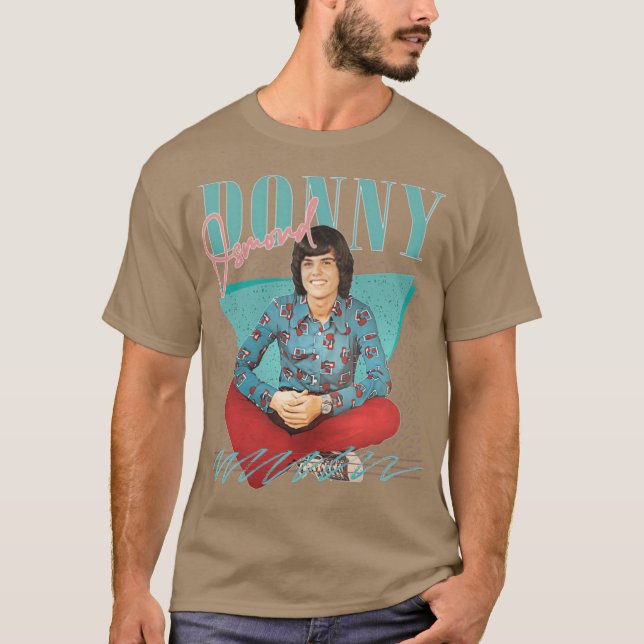T-shirt Conception de fan d'esthétique rétro de Donny Osmo (Devant)