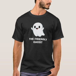 T-shirt conception de fantôme effrayant mignon