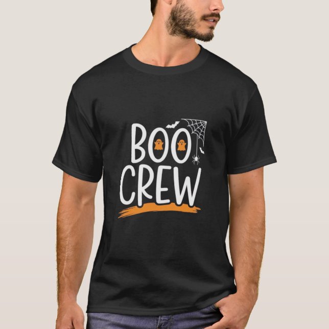 T-shirt Conception de fantôme Halloween Boo Crew_1 (Devant)