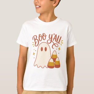 T-shirt Conception de fantôme mignon Boo Y'all