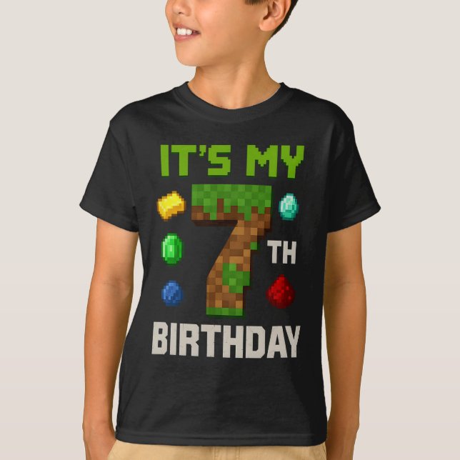 T-shirt Conception de fête d'anniversaire pour enfants de  (Devant)