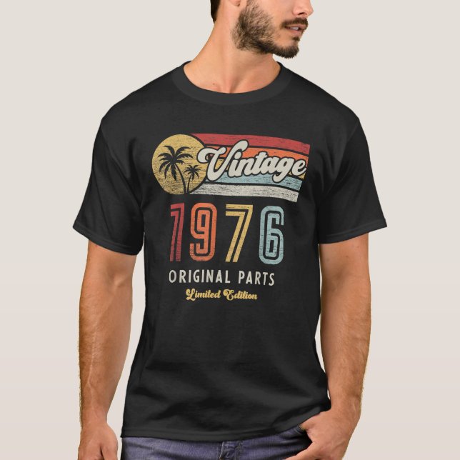 T-shirt Conception de fête pour 50 ans classique 1976 50 a (Devant)