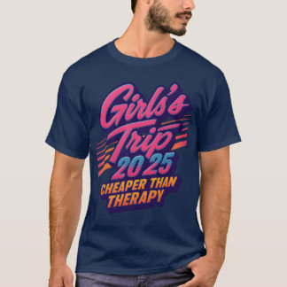 T-shirt Conception de fête Retroravel Girlsrip 2025 amie