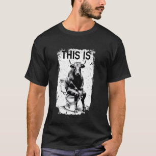 T-shirt Conception de fête sarcastique drôle de papa étron