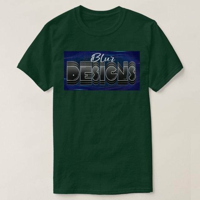 T-shirt Conception de flou (Design devant)