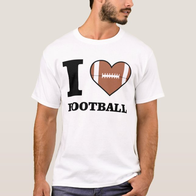 T-shirt Conception de football amusante (Devant)
