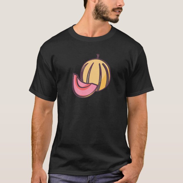 T-shirt Conception de fruits d'été Melon pour les fruits e (Devant)