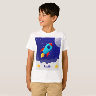 T-shirt Conception de fusée d'aventure spatiale