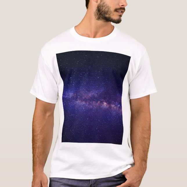T-shirt Conception de galaxie (Devant)