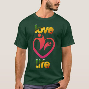 T-shirt Conception de garçon d'amour