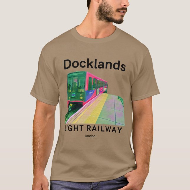 T-shirt Conception de garçon de Docklands Light Railway (Devant)