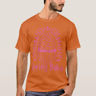 T-shirt Conception de gâteaux de printemps pour les femmes