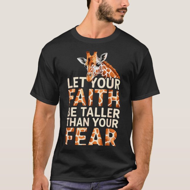 T-shirt Conception de girafe mignonne pour hommes femmes a (Devant)