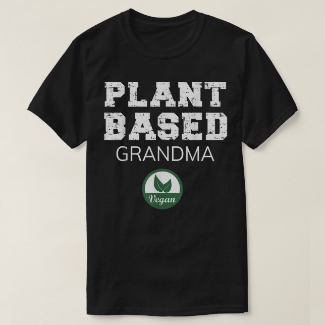 T-shirt Conception de grand-mère basée sur le plante (Design devant)