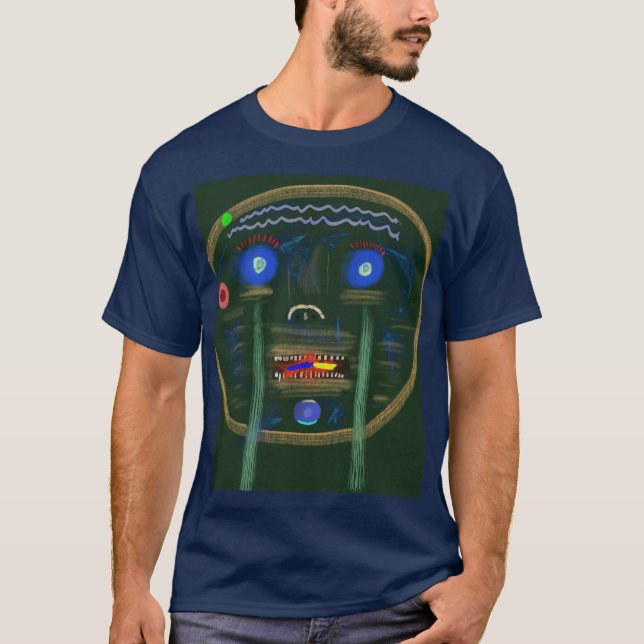 T-shirt Conception de Green Meanie Intérieur (Devant)