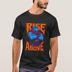 T-shirt Conception de guerrier ADOM Rise Above