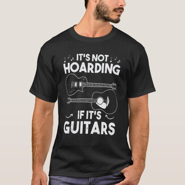 T-shirt Conception de guitare électrique cool pour amoureu (Devant)
