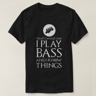 T-shirt Conception de guitare pour bassiste drôle
