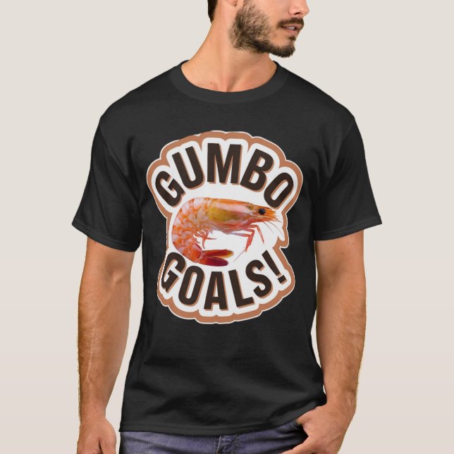 T-shirt conception de gumbo parfaite (Devant)