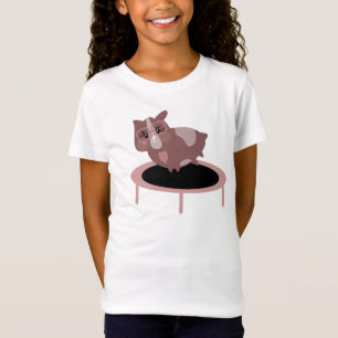 T-Shirt Conception de gym de fitness drôle de cochon d'Ind