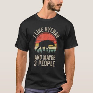 T-shirt Conception de hyène drôle Art graphique Hyènes Zoo